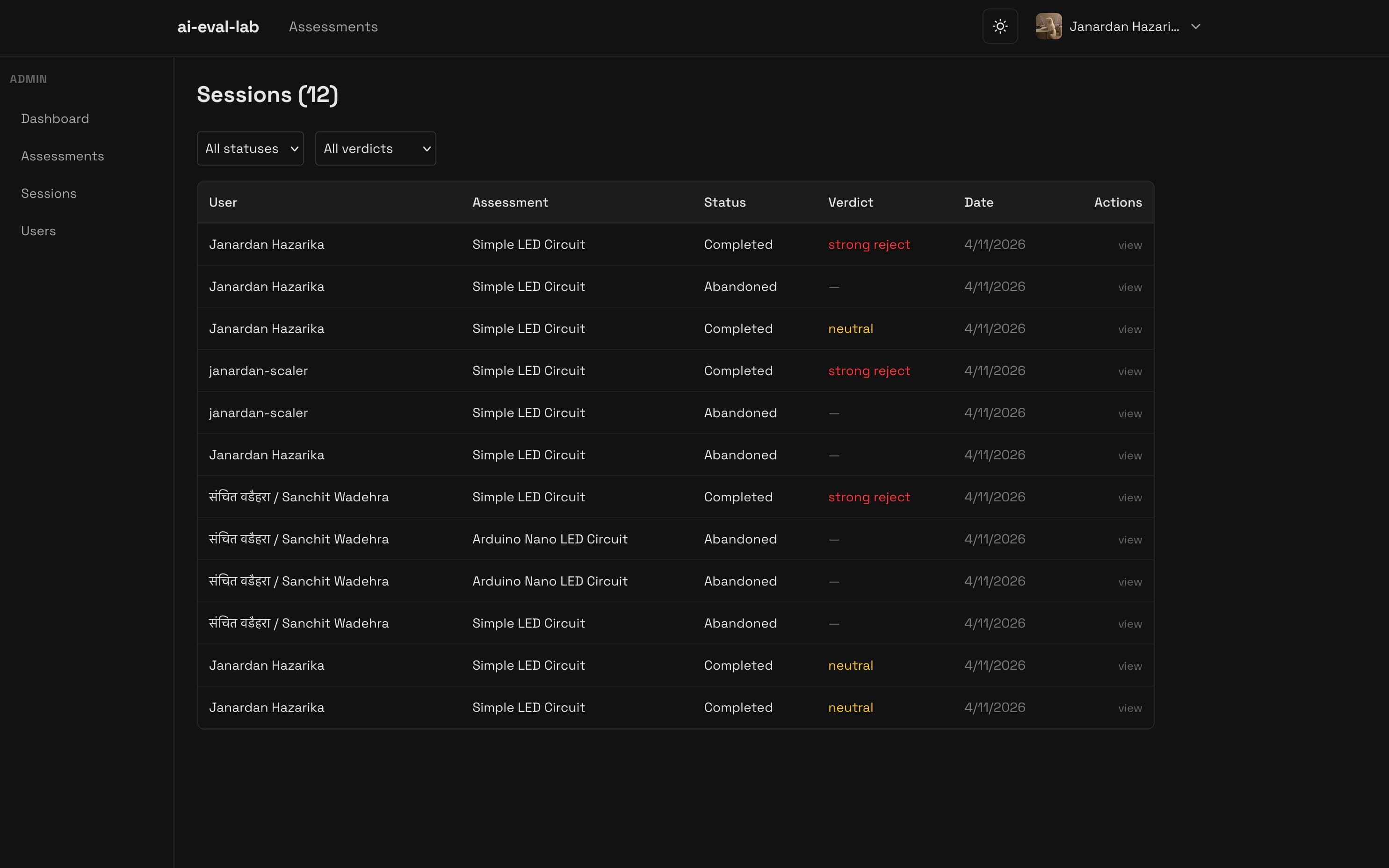 ai-eval-lab — screenshot 4