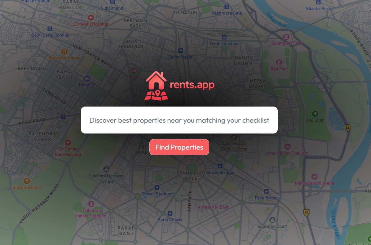 rents.app - A fullstack user centric, map based rental platform.